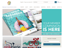 Tablet Screenshot of dreamvacs.com